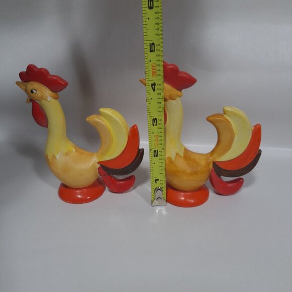 Holt Howard Crowing Roosters Salt Pepper Shakers Vintage Table Decor Collectible - Picture 5 of 16